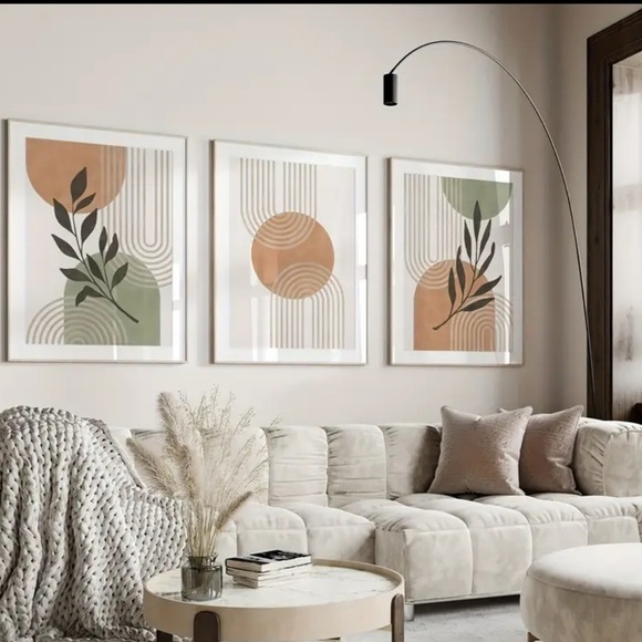 Modern Minimalist Wall Art Set Canvas Poster Wall Art Unframed 15. 7x19. 6in ✨✨💕 - Picture 2 of 5